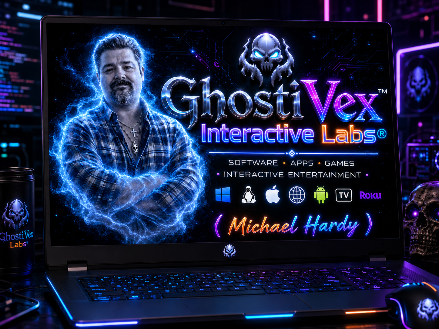 GhostiVex Labs cross-platform software studio showcase